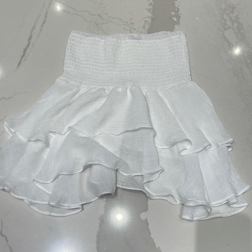 White Shein skirt, size small